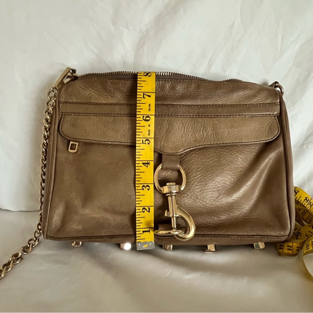 Rebecca Minkoff Tan Leather MAC Crossbody Bag - Picture 10 of 12